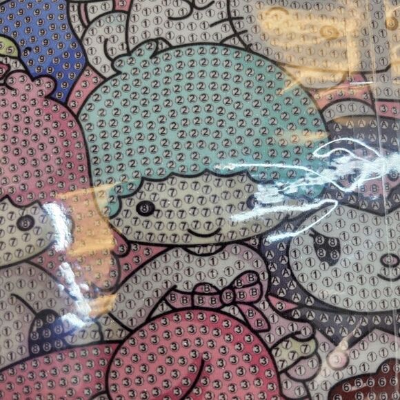 Brand New DIY Hello Kitty & Friends Diamond Beads Art With Frame - Picture 3 of 9